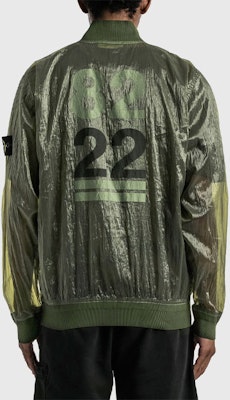 Stone Island 40週年SS22金屬Logo拉鍊外套橄欖綠 男款 7615433Q2-V0058 Details for Stone Island 40週年SS22金屬Logo拉鍊外套橄欖綠 男款 7615433Q2-V0058