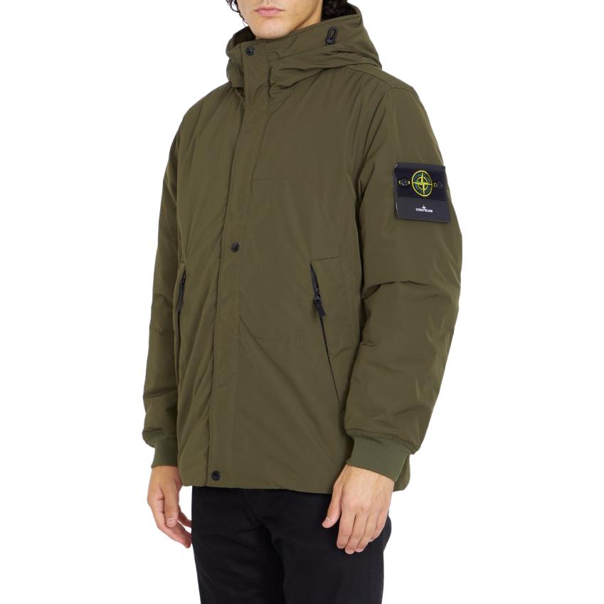 STONE ISLAND  Army Green Hoodie Jacket with Compass Patch. 791541826-V0058 圖 3