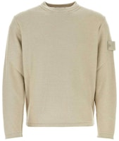 Stone Island Beige Crewneck Pullover Sweater Long Sleeve 8015539FA-V0090 Stone Island Beige Crewneck Pullover Sweater Long Sleeve 8015539FA-V0090