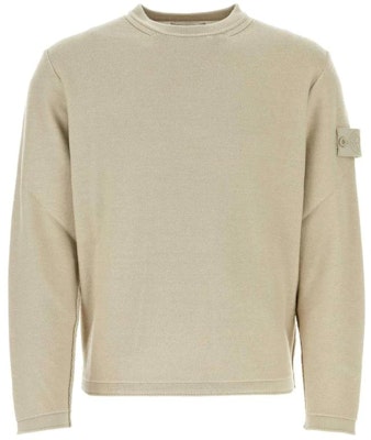 Stone Island 米色長袖套頭圓領毛衣 8015539FA-V0090 Order Stone Island 米色長袖套頭圓領毛衣 8015539FA-V0090