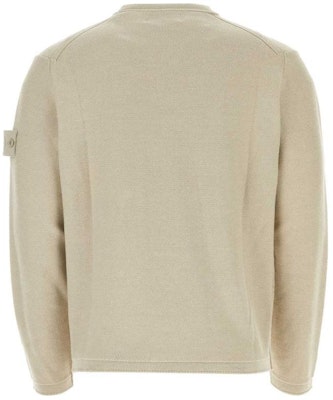 Stone Island 米色長袖套頭圓領毛衣 8015539FA-V0090 Lookbook Stone Island 米色長袖套頭圓領毛衣 8015539FA-V0090