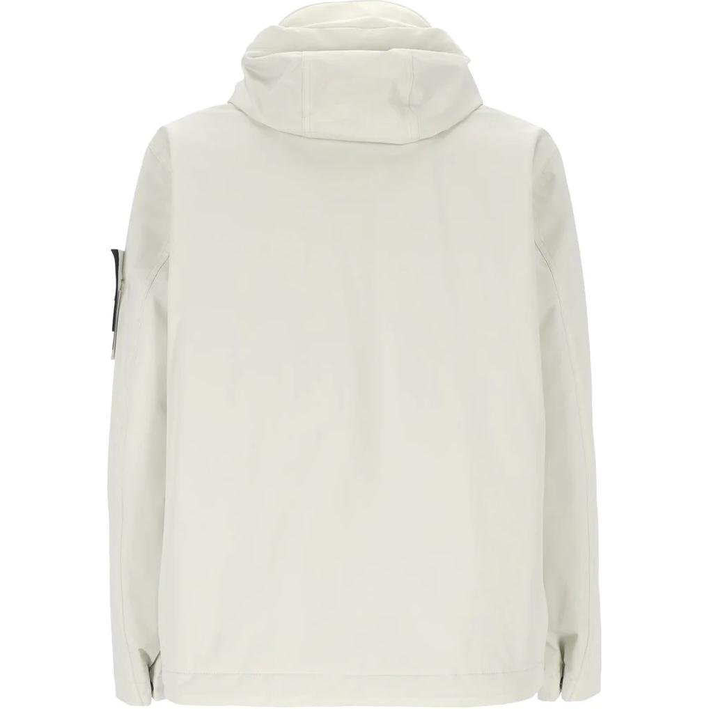 STONE ISLAND  Beige Logo Zip-Up Hoodie Jacket 811540627-V0097 圖 3