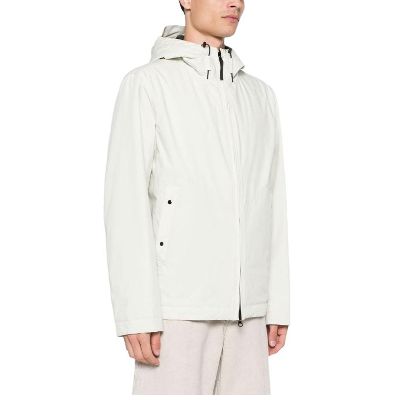 STONE ISLAND  Beige Logo Zip-Up Hoodie Jacket 811540627-V0097 圖 5