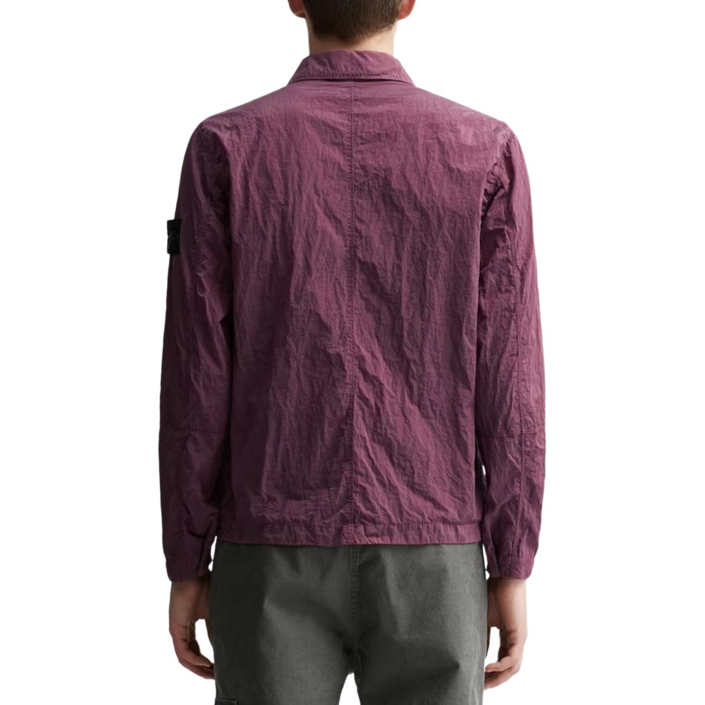 Purchase 스톤아일랜드 베이지 로고 배지 하이넥 긴팔 재킷 811511819-V0086