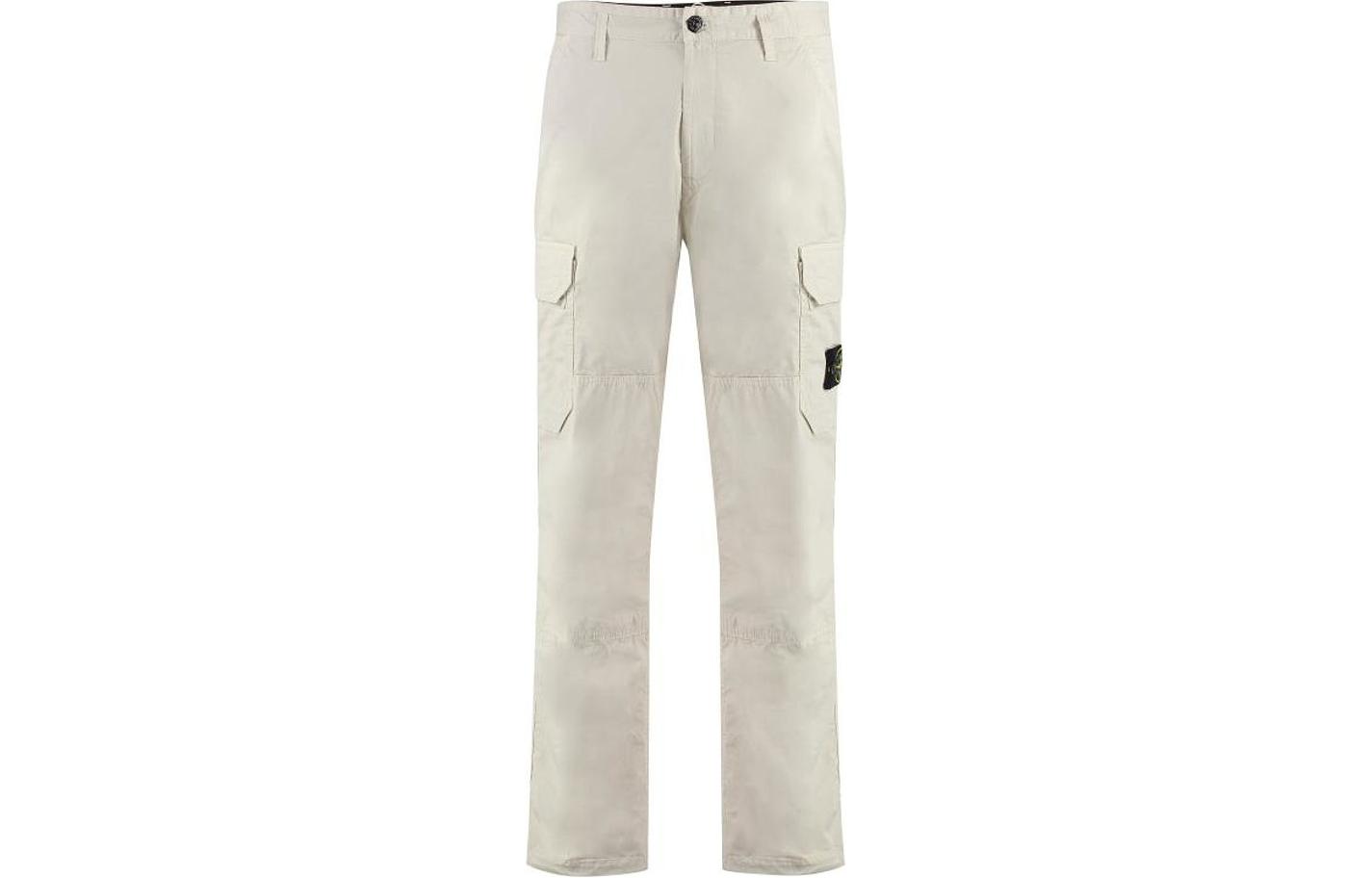 Stone Island  Beige Straight-Leg Cargo Pants with Dual Side Pockets. 791532110-V0097 圖 2