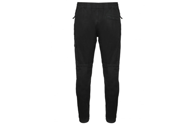 Stone Island  Black Cargo Jogger Pants - Comfortable Casual Wear 7315314L1-V0129 圖 3