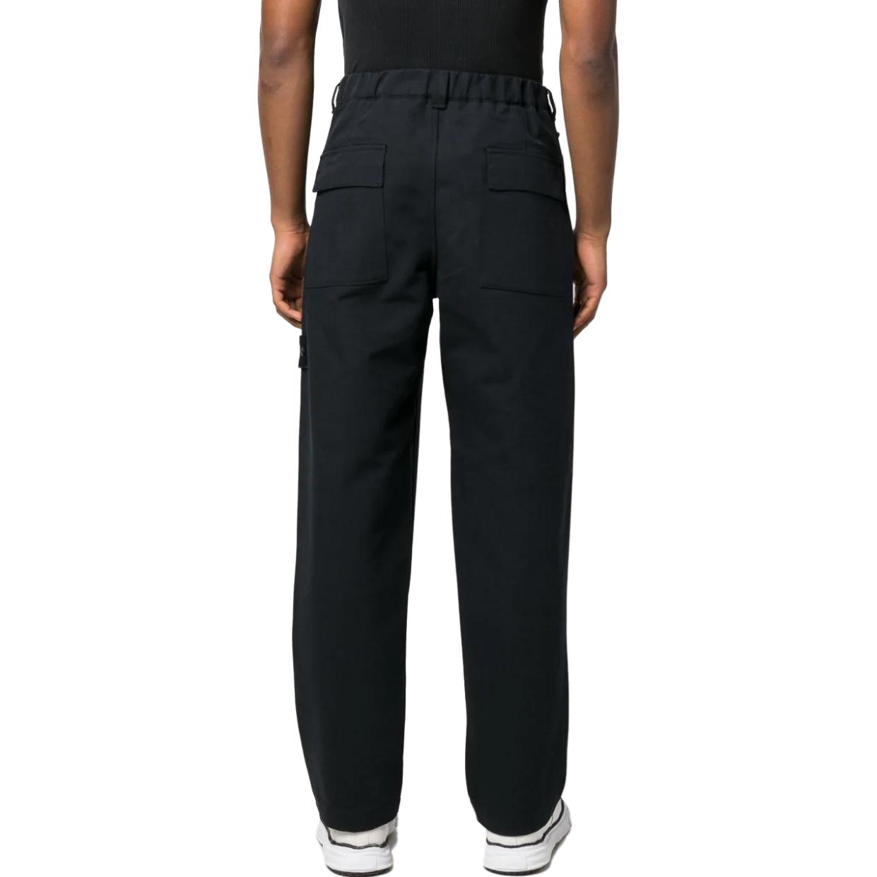 Stone Island  Black Casual Loose Fit Straight Elastic Pants 7915306F2-V0029 圖 4