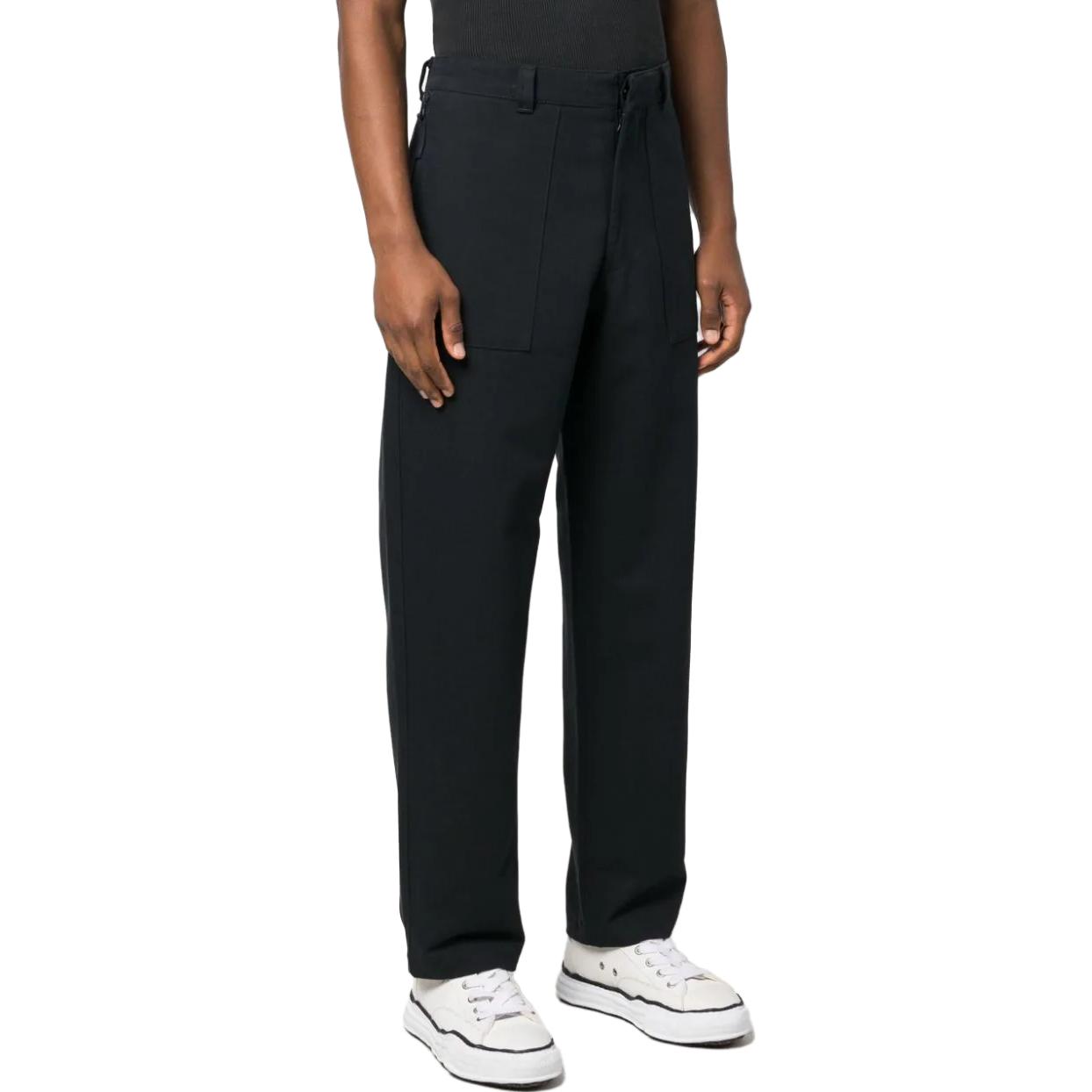 Stone Island  Black Casual Loose Fit Straight Elastic Pants 7915306F2-V0029 圖 5