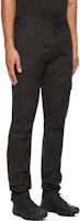 Purchase STONE ISLAND Black Casual Straight-Fit Cargo Pants with Micro Logo Patch 751532110-V0029