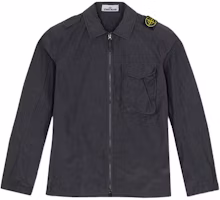 STONE ISLAND Black Casual Workwear Jacket with Logo for Fall Season. 741510802-V0029 STONE ISLAND Black Casual Workwear Jacket with Logo for Fall Season. 741510802-V0029