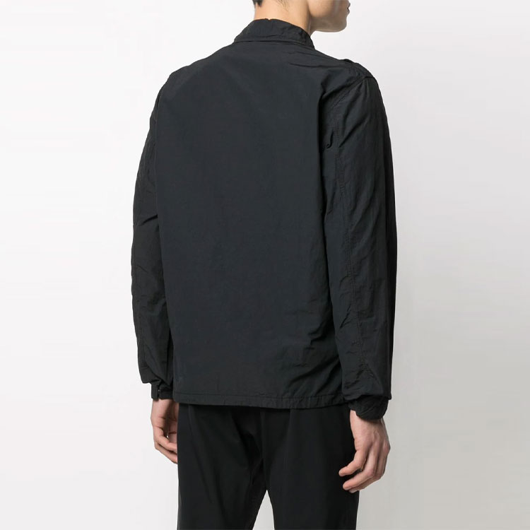 STONE ISLAND  Black Casual Workwear Jacket with Logo for Fall Season. 741510802-V0029 圖 5
