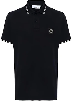 STONE ISLAND 黑色對比條紋標誌短袖Polo衫 81152SC18-A0020 Buy STONE ISLAND 黑色對比條紋標誌短袖Polo衫 81152SC18-A0020
