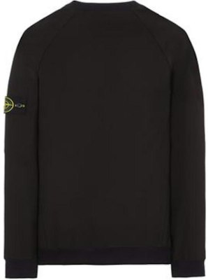 STONE ISLAND Black Crewneck Logo Sweatshirt 781560653-V0029 Lookbook STONE ISLAND Black Crewneck Logo Sweatshirt 781560653-V0029