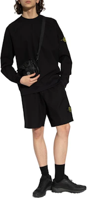 STONE ISLAND Black Crewneck Logo Sweatshirt 781560653-V0029 Shop STONE ISLAND Black Crewneck Logo Sweatshirt 781560653-V0029