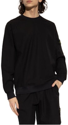 STONE ISLAND Black Crewneck Logo Sweatshirt 781560653-V0029 Purchase STONE ISLAND Black Crewneck Logo Sweatshirt 781560653-V0029