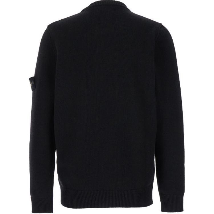 Stone Island  Black Crewneck Long Sleeve Sweatshirt 8115508A3-A0029 圖 3