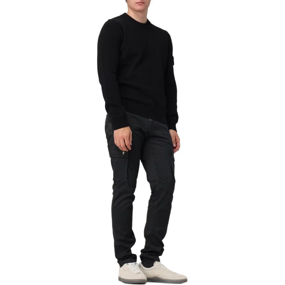 Stone Island  Black Crewneck Long Sleeve Sweatshirt 8115508A3-A0029 圖 5