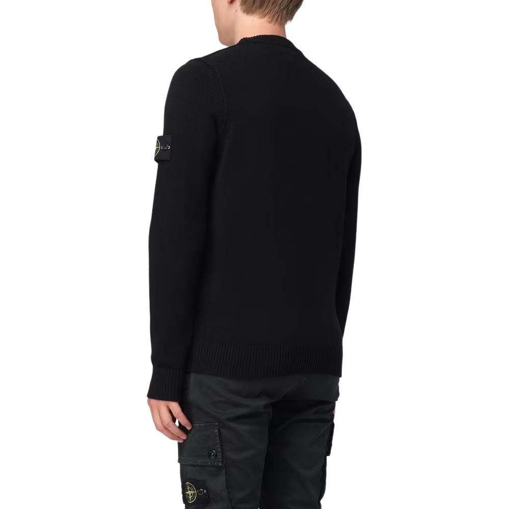 Stone Island  Black Crewneck Long Sleeve Sweatshirt 8115508A3-A0029 圖 6