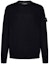 Order Stone Island 黑色圓領徽章標誌純色長袖毛衣 7915510C4-A0029