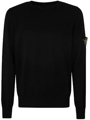 STONE ISLAND 黑色圓領長袖套頭毛衣 8015540B2-A0029 Lookbook STONE ISLAND 黑色圓領長袖套頭毛衣 8015540B2-A0029