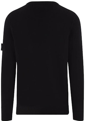 STONE ISLAND 黑色純色長袖圓領毛衣 7915508A3-A0029 Lookbook STONE ISLAND 黑色純色長袖圓領毛衣 7915508A3-A0029