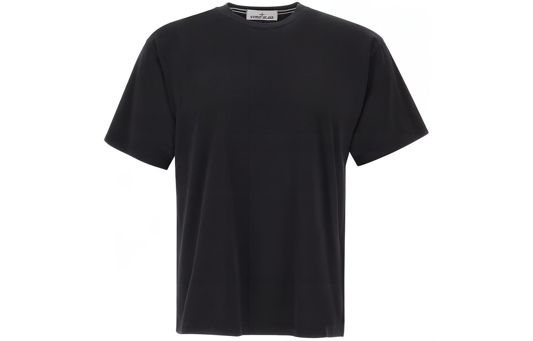 Stone Island  Black Crewneck Short Sleeve Slim Fit T-Shirt. 80152RC86-V0029