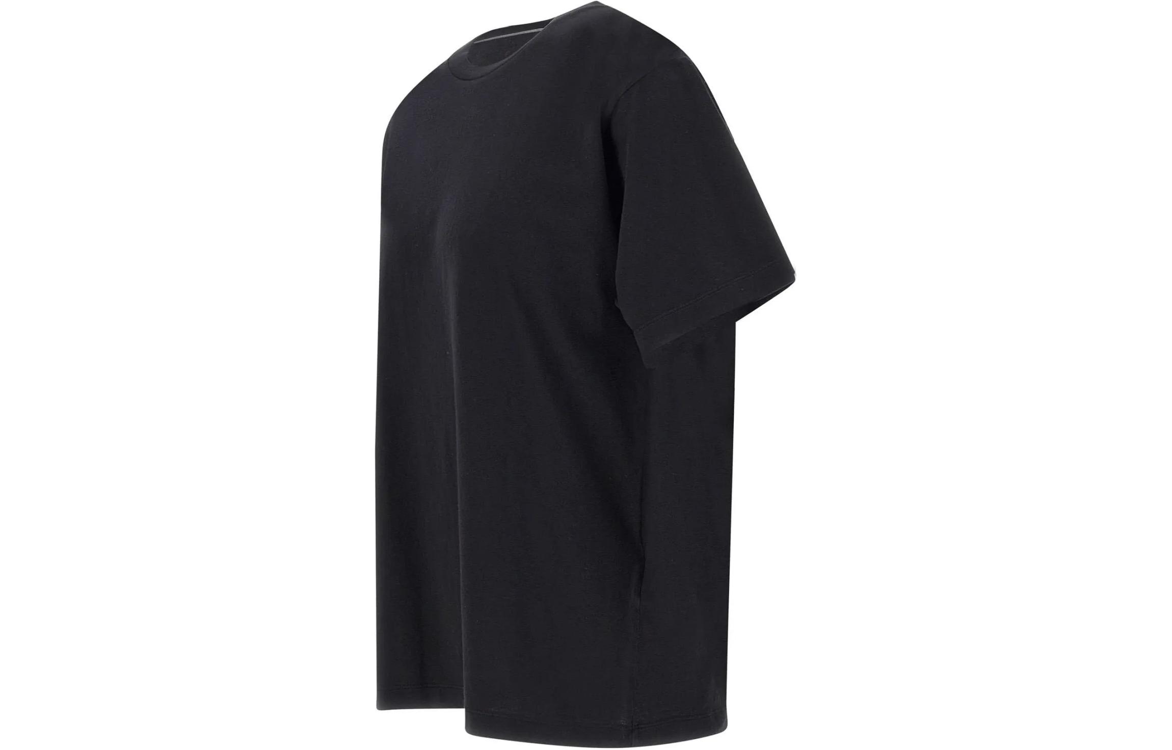 Shop Stone Island 黑色圓領短袖修身T恤 80152RC86-V0029