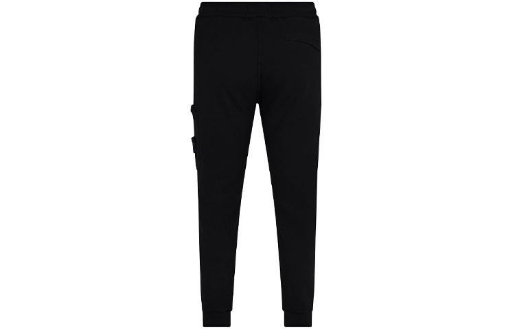 Stone Island  Black Elastic Cotton Sweatpants Sports Pants 731564520-V0029 圖 3