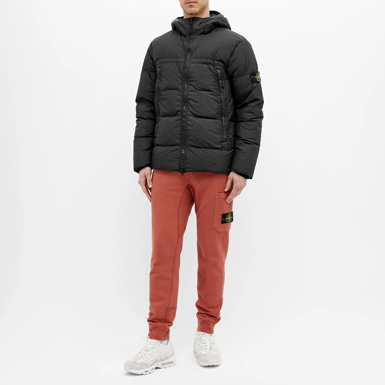Stone Island  Black Hooded Jacket 731540723-v0029 圖 6