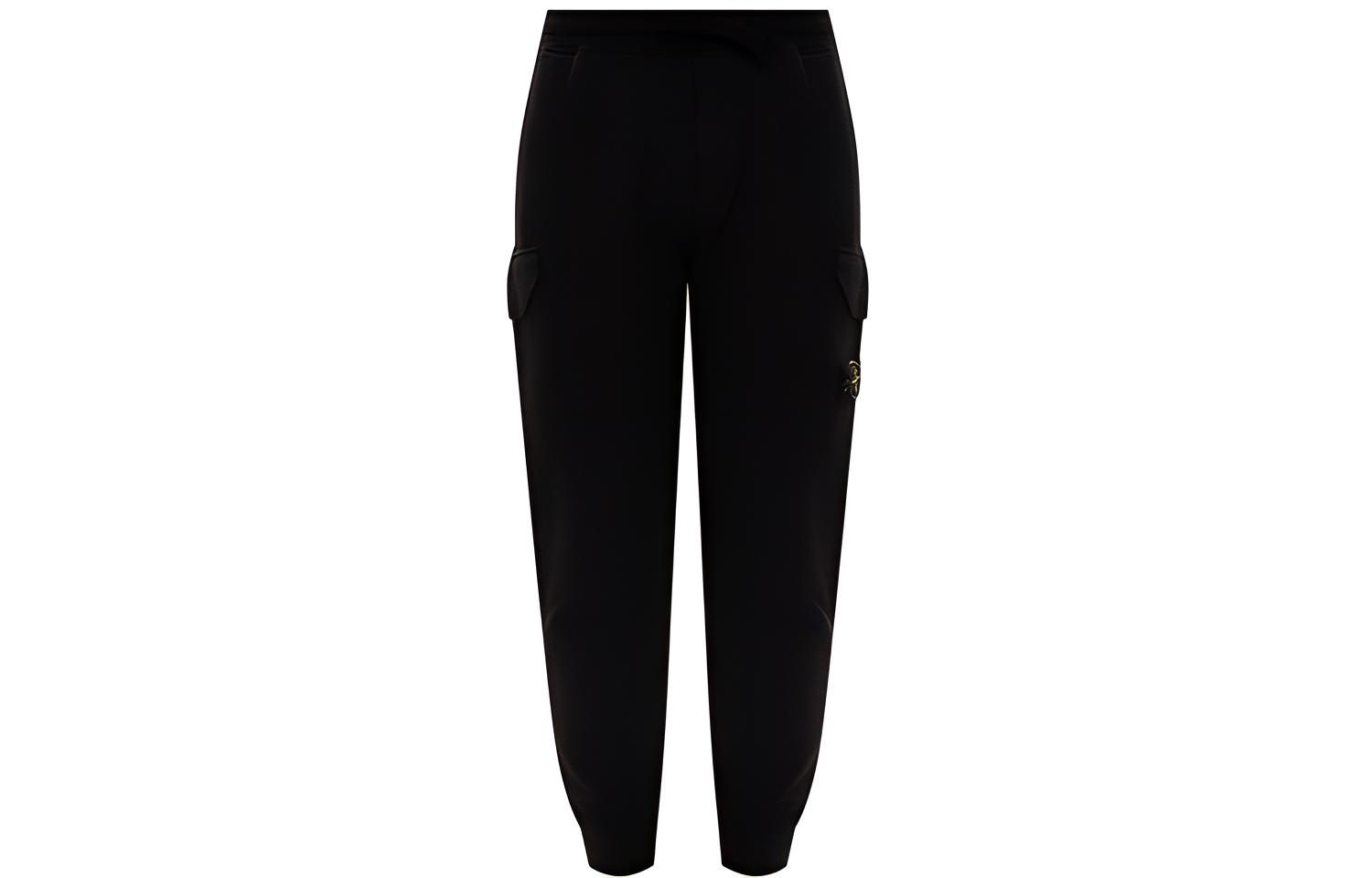 Stone Island  Black Jogger Sweatpants Casual Sportswear. MO731563220-V0029