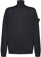 Stone Island Black Knit High-Neck Pullover Sweater Long Sleeve. 8115565FC-V0029 Stone Island Black Knit High-Neck Pullover Sweater Long Sleeve. 8115565FC-V0029