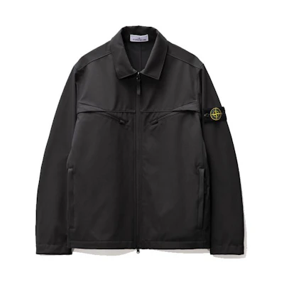 Stone Island Black Light Soft Shell-R Windproof Waterproof Jacket 781541027-V0029