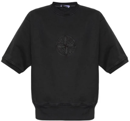 Stone Island 黑色標誌印花圓領套頭衫 791566155-V0129 Order Stone Island 黑色標誌印花圓領套頭衫 791566155-V0129
