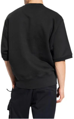 Stone Island 黑色標誌印花圓領套頭衫 791566155-V0129 Shop Stone Island 黑色標誌印花圓領套頭衫 791566155-V0129