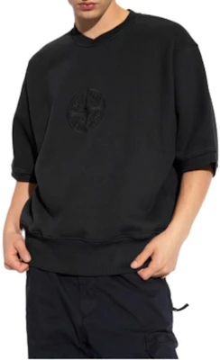 Stone Island 黑色標誌印花圓領套頭衫 791566155-V0129 Purchase Stone Island 黑色標誌印花圓領套頭衫 791566155-V0129