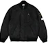 Order Stone Island 黑色高領長袖Logo拉鍊外套 811546536-V0029