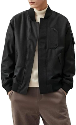 Stone Island 黑色高領長袖Logo拉鍊外套 811546536-V0029 Sizing Stone Island 黑色高領長袖Logo拉鍊外套 811546536-V0029