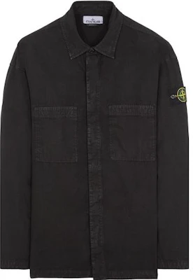 STONE ISLAND Black Long-Sleeve Shirt Classic Collared Style 7915112WN-V0129 Order STONE ISLAND Black Long-Sleeve Shirt Classic Collared Style 7915112WN-V0129