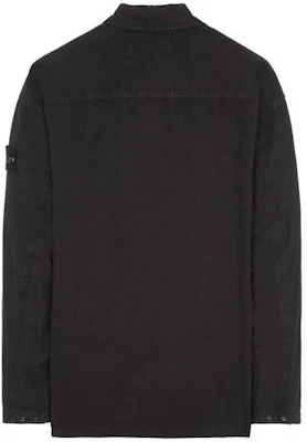 STONE ISLAND Black Long-Sleeve Shirt Classic Collared Style 7915112WN-V0129 Lookbook STONE ISLAND Black Long-Sleeve Shirt Classic Collared Style 7915112WN-V0129