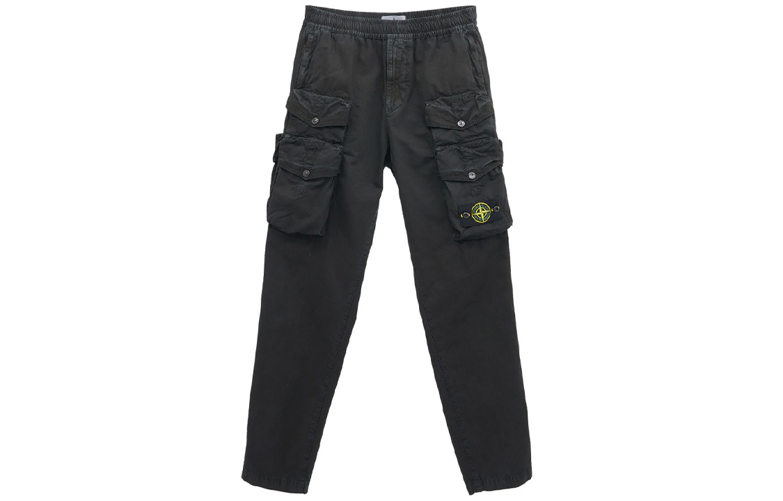 Stone Island  Black Multi-Pocket Casual Cargo Pants. 7615314WA-V0129 圖 2