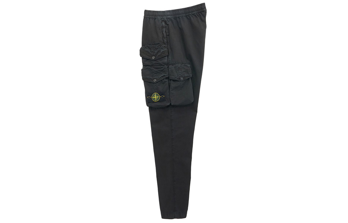 Stone Island  Black Multi-Pocket Casual Cargo Pants. 7615314WA-V0129 圖 4