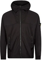 STONE ISLAND Black Solid Color Hooded Slim Fit Long Sleeve Jacket 801560354-v0029 STONE ISLAND Black Solid Color Hooded Slim Fit Long Sleeve Jacket 801560354-v0029