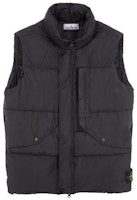 STONE ISLAND Black Solid Color Zipper Vest Long Sleeve. 7915G0423-V0029 STONE ISLAND Black Solid Color Zipper Vest Long Sleeve. 7915G0423-V0029