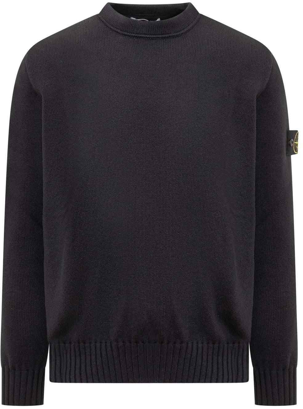 stone-island-black-solid-knit-crewneck-pullover-sweater-7915506-a2-v0020