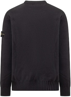 STONE ISLAND 黑色純色針織圓領毛衣 7915506A2-V0020 Lookbook STONE ISLAND 黑色純色針織圓領毛衣 7915506A2-V0020