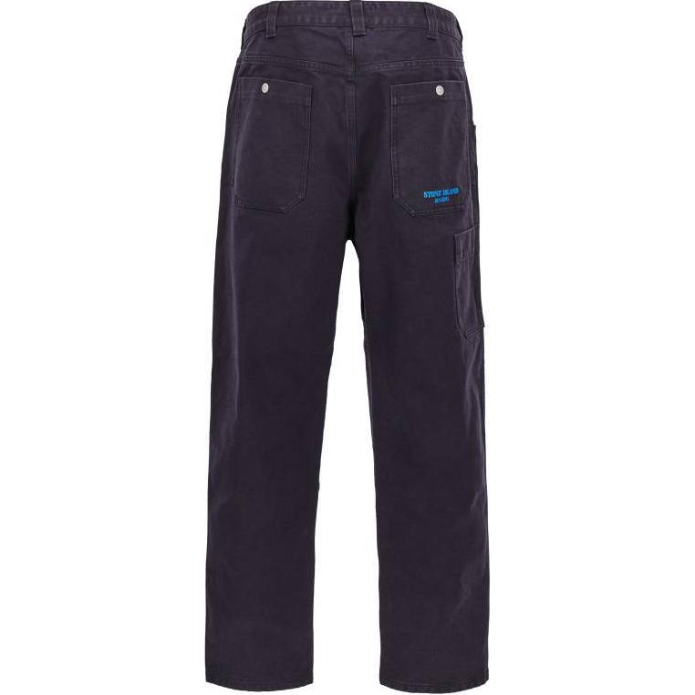 STONE ISLAND  Black Straight-Leg Casual Pants with Zipper Fly. 8115320X9-V0026 圖 3