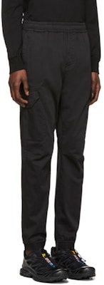 Stone Island 黑色修身工裝休閒運動長褲 721531409-V0029 Details for Stone Island 黑色修身工裝休閒運動長褲 721531409-V0029