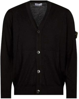 STONE ISLAND Kardigan Butang Leher-V Hitam Sweater 7915511C4-V0029 Buy STONE ISLAND Kardigan Butang Leher-V Hitam Sweater 7915511C4-V0029