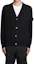 Lookbook STONE ISLAND Kardigan Butang Leher-V Hitam Sweater 7915511C4-V0029
