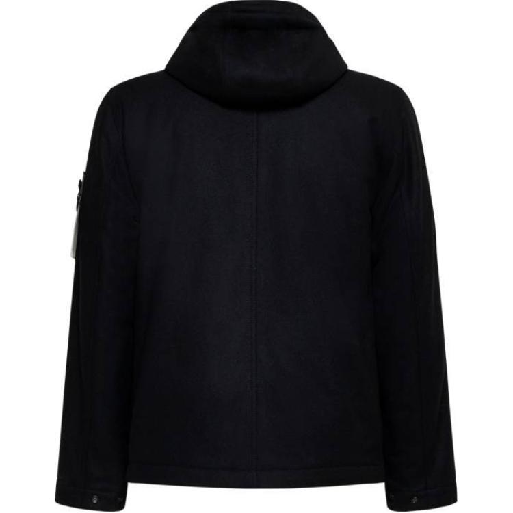 Stone Island  Black Zip-Up Hoodie Jacket 8115454F4-V0029 圖 3